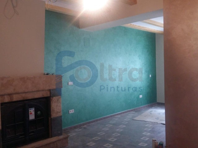 Decoración efecto terciopelo