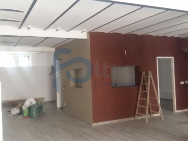 Pintado de techos, paredes y vigas